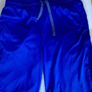 🎄Under Armour Boys Loose Fit HeatGear Shorts Blue YLG 5/12 Deal